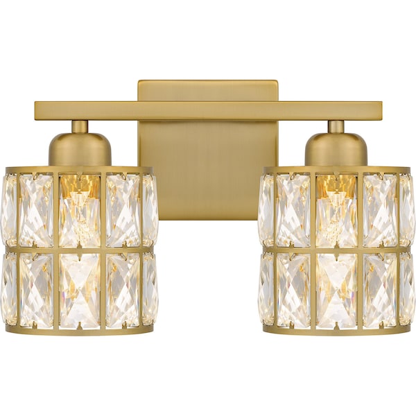 Quoizel Gibson Bath 2 Lights Aged Brass GIB8613AB - main